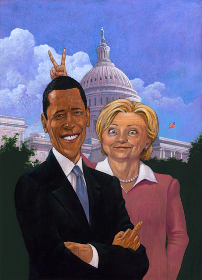 Barak & Hillary